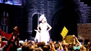 Lady Gaga improvise during a Power Blackout, The Born This Way Ball, Stockholm