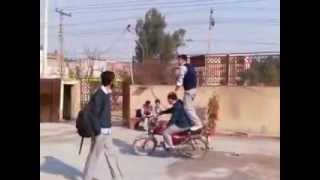 preview picture of video 'dunk on bike in punjab college cheema sab rock'