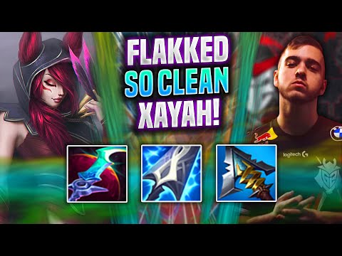 FLAKKED IS SO CLEAN WITH XAYAH! - G2 Flakked Plays Xayah ADC vs Aphelios! | Season 2022