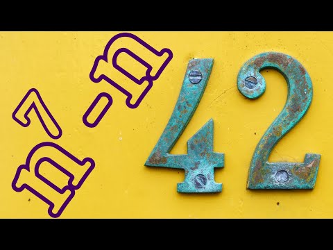 The answer to the ultimate question.