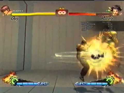 Super Street Fighter 4 AE guy combos..