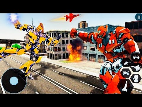 Multiple Robot Transform War | Car Drone Flying Dolphin 🐬 GamePlay