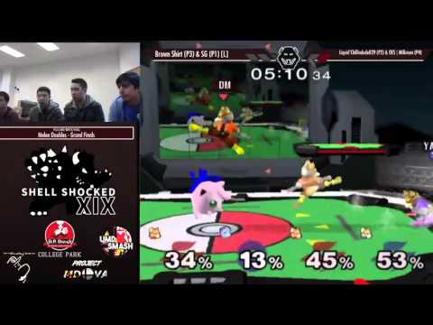 Shell Shocked XIX Melee Doubles - Liquid’Chillin & OES | Milkman vs SG & Brown Shirt - Grand Finals