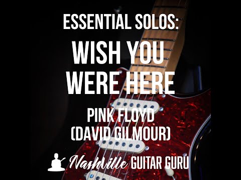 Wish You Were Here: guitar tutorial (intro solo)