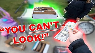 She Wanted Me To Buy These WITHOUT LOOKING! | Live Garage Sale Hunting | S5 E5