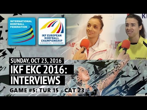 After match Interviews: Game#5 TUR - CAT (IKF EKC2016)