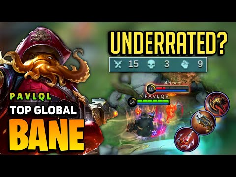 Hyper Bane One Shot Build [ Top Global Bane Best Build ] P A V L Q L - Mobile Legends