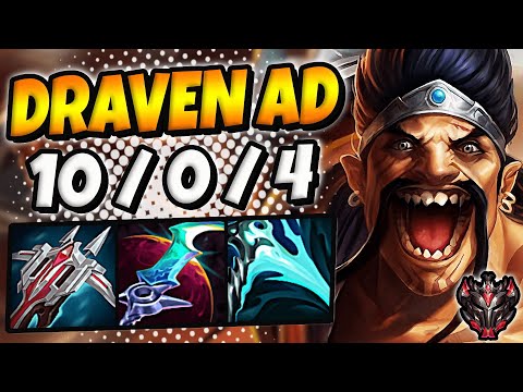 Draven vs Caitlyn ADC [ Perfect KDA ] Lol Korea Grandmaster Patch 12.6 ✅