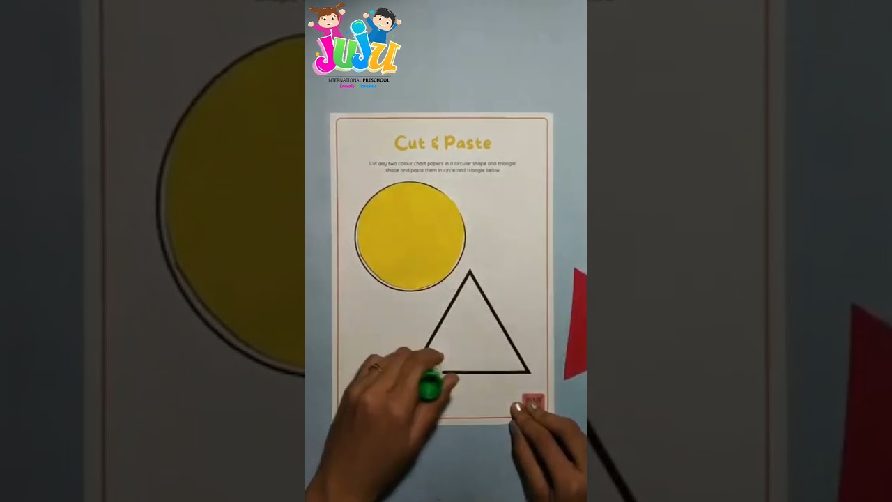 cut and paste worksheet for children