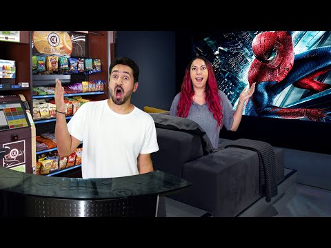 TRANSFORMAMOS NOSSA CASA EM UM CINEMA | Gabriel e Shirley 2.0