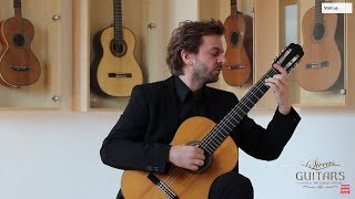 Marcin Dylla plays Capricho Arabe by Francisco Tárrega on six different classical guitars