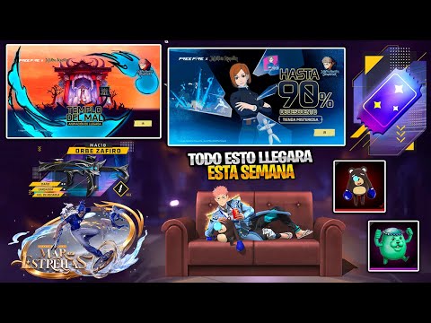 FILTRÓ EVENTOS DE LA PRÓXIMA AGENDA SEMANAL TIENDA MISTERIOSA ANIMACION SUKUNA PASE BOOYAH & MAS
