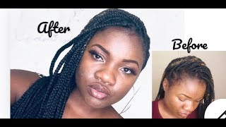 How To Refresh Old Knotless Braids Without Taking Them Out.. GAME CHANGER!!!