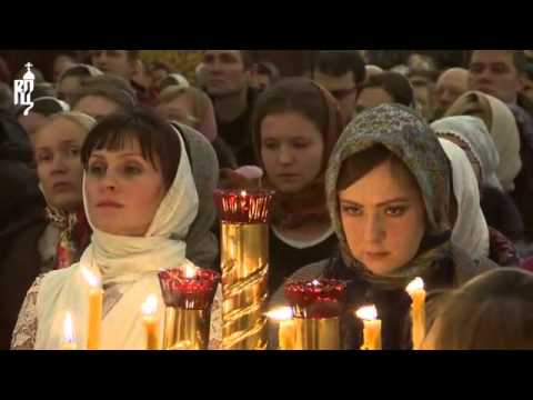 Moscow Orthodox Patriarch serves Divine Liturgy with massive children choirs