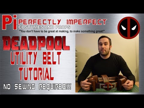 Deadpool Utility Belt Tutorial (No Sewing needed!)