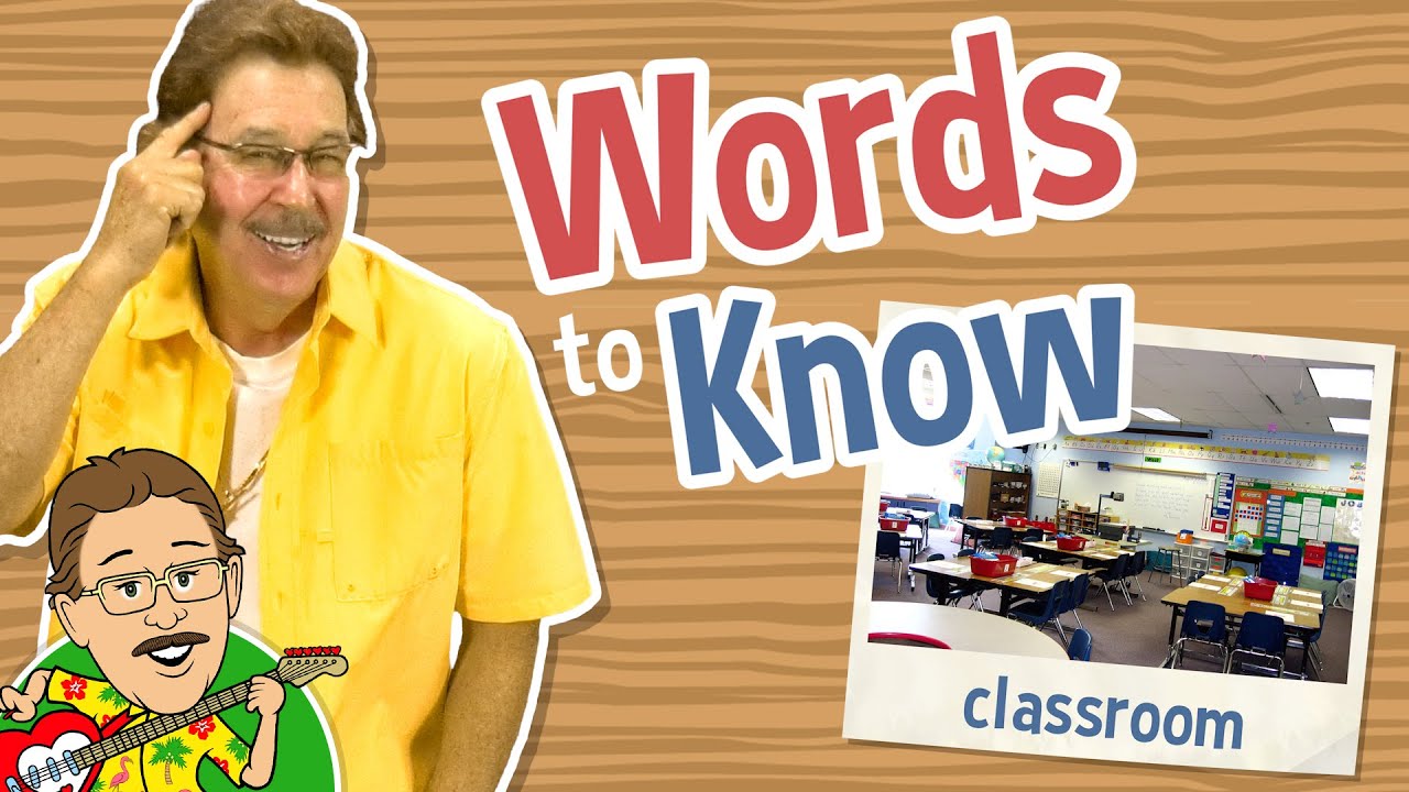 Words to Know | Classroom Objects | Jack Hartmann