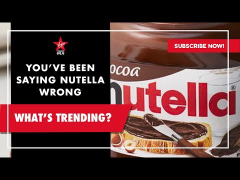 The Scientifically Correct Way to Pronounce Nutella