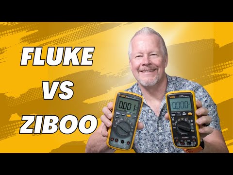 Fluke 18B+ vs Ziboo 15B PRO multimeter review and tear down #Ziboo17Bpro #Fluke17B+ #fluke15B+