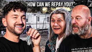 Elderly Homeless Couple Turn Last $1 Into A Brand New Home