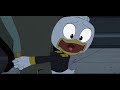 Dewey Duck Screaming THIS Is My Job Holding A Monster READ DESCRIPTION