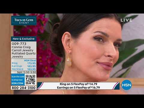 Connie Craig Carroll Jewelry Somer Rutilated Quartz Soli...