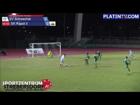 03.03.17 SV Schwechat - SK Rapid II - Highlight  (1. Halbzeit / 04:53) am 03.03.2017 19:36