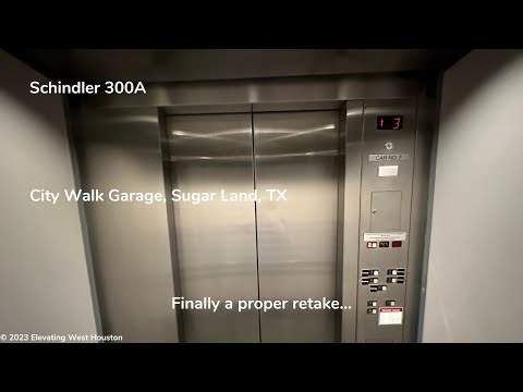 Schindler 300A Hydraulic Elevators | City Walk Garage | Sugar Land, TX