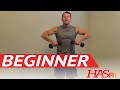 15 Minute Beginner Weight Training Easy Exercises HASfit Beginners Workout Routine Strength