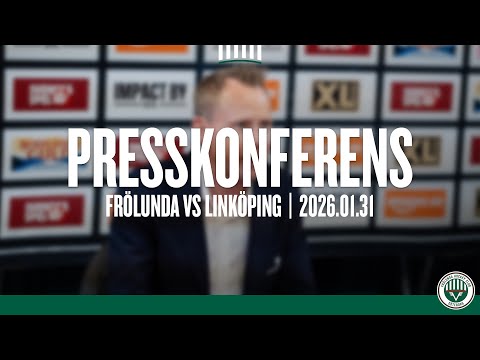 Presskonferensen efter Frölunda – Linköping