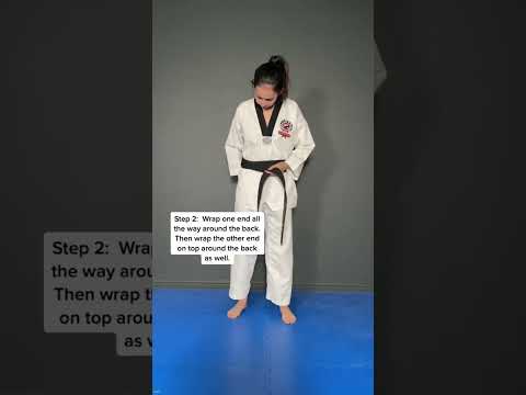 How to Tie Your Belt for Taekwondo 🥋