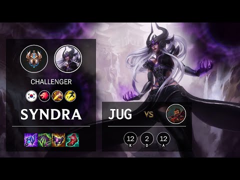 Syndra Jungle vs Graves - KR Challenger Patch 11.24b