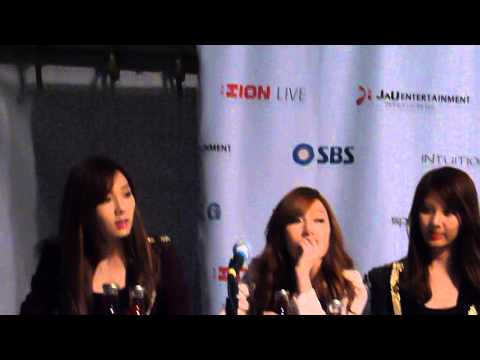 [12.11.10] SNSD Fanmeet - SBS Super Concert (SeoTaengSic Cam)