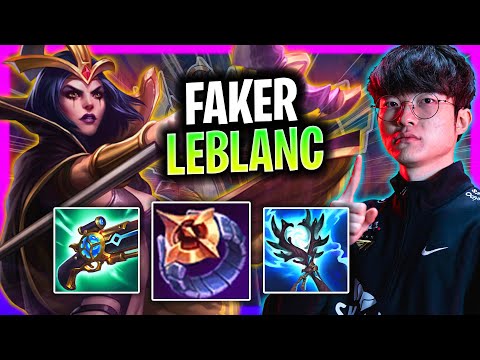 FAKER IS A GOD WITH LEBLANC! | T1 Faker Plays Leblanc Mid vs Sivir!  Season 2024   Trim