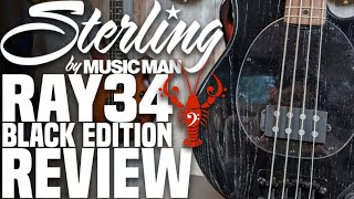 Video thumbnail for Ray34 BLACK from Sterling by Music Man - How much more black can it be? None - LowEndLobster Review by LowEndLobster
