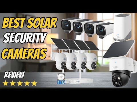 Top 5 Best Solar Security Cameras 2026 | Outdoor Wireless Security Cameras with 360° View