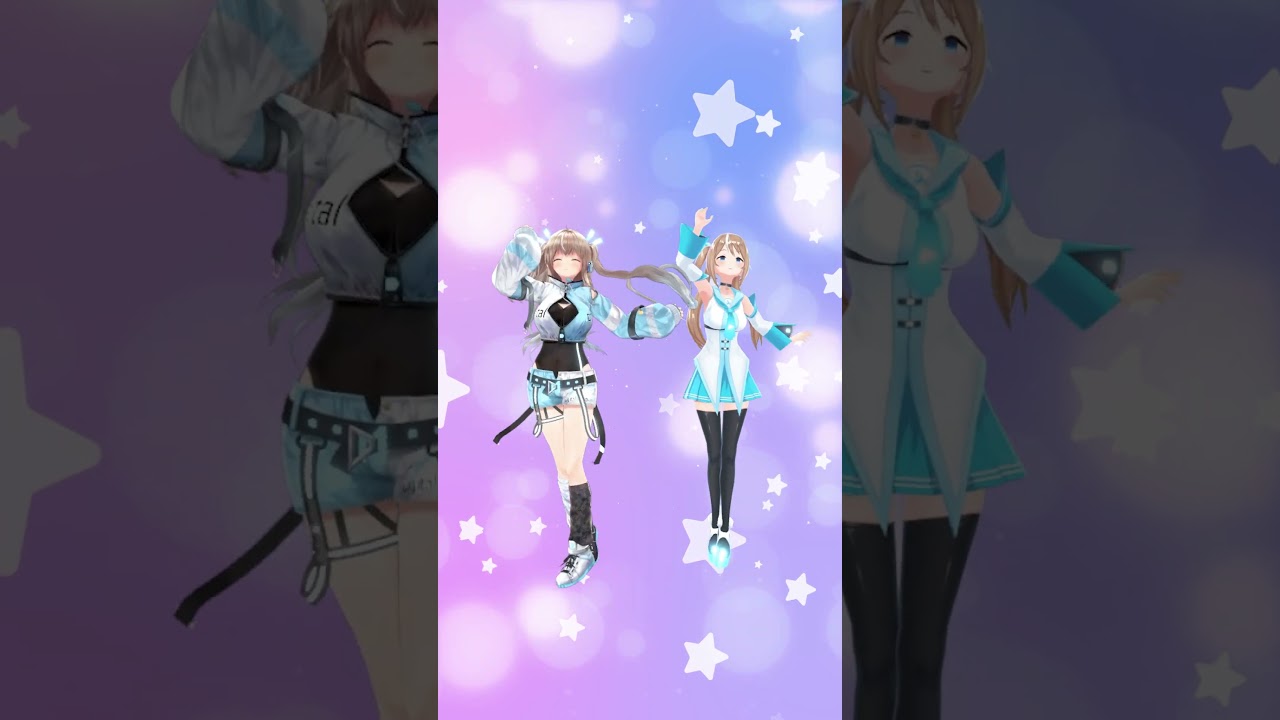 新旧モデルで『アイドル』踊ってみた💕 #shorts #yoasobi #アイドル #推しの子 #vtuber #3d #デジモちゃん #デジタルモーション株式会社 アクター： #野田真理愛