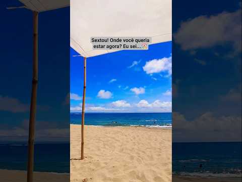 Sextou e nada melhor que sombrinha e água fresca. Partiu Ilhabela! 🛣😱🏖 #shorts #praia #sp