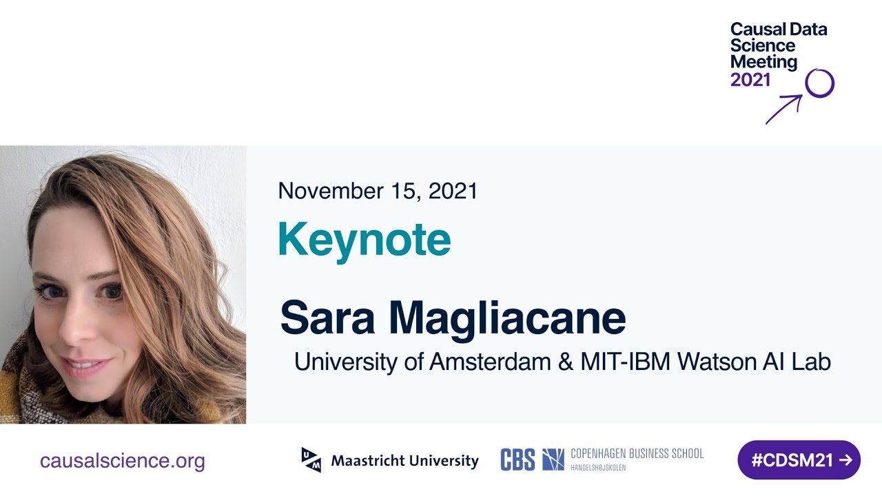 Keynote at Causal Science Meeting 2021