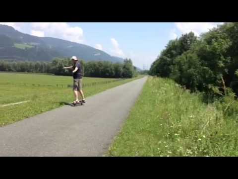 From Tropolach to Kirchbach on longboard and waveboard