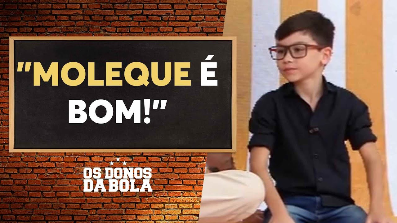 ‘O moleque é bom’: Neto reage aos vídeos do Mini Craque Neto
