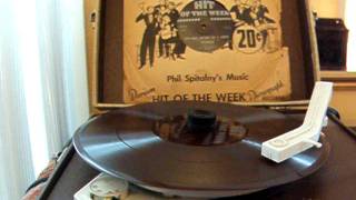Let&#39;s Have Another Cup of Coffee &amp; Strangers - 5 minute &quot;Hit of the Week&quot; Record - 1932