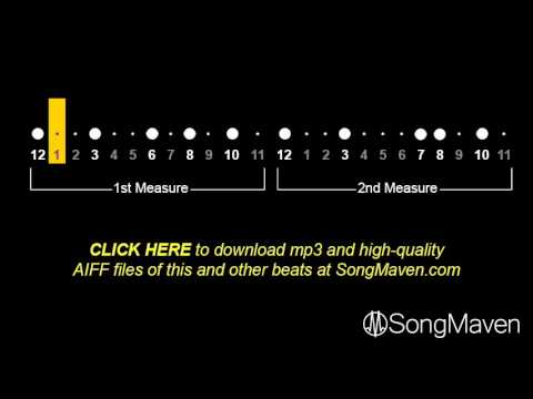Flamenco 12-8 Beat on Cajon, Slow Tempo (112 BPM), 15 Minutes Long