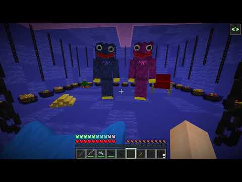 HUGGY WUGGY İLE 10 GECE HAYATTA KALABİLİR MİYİM? 😨 Minecraft