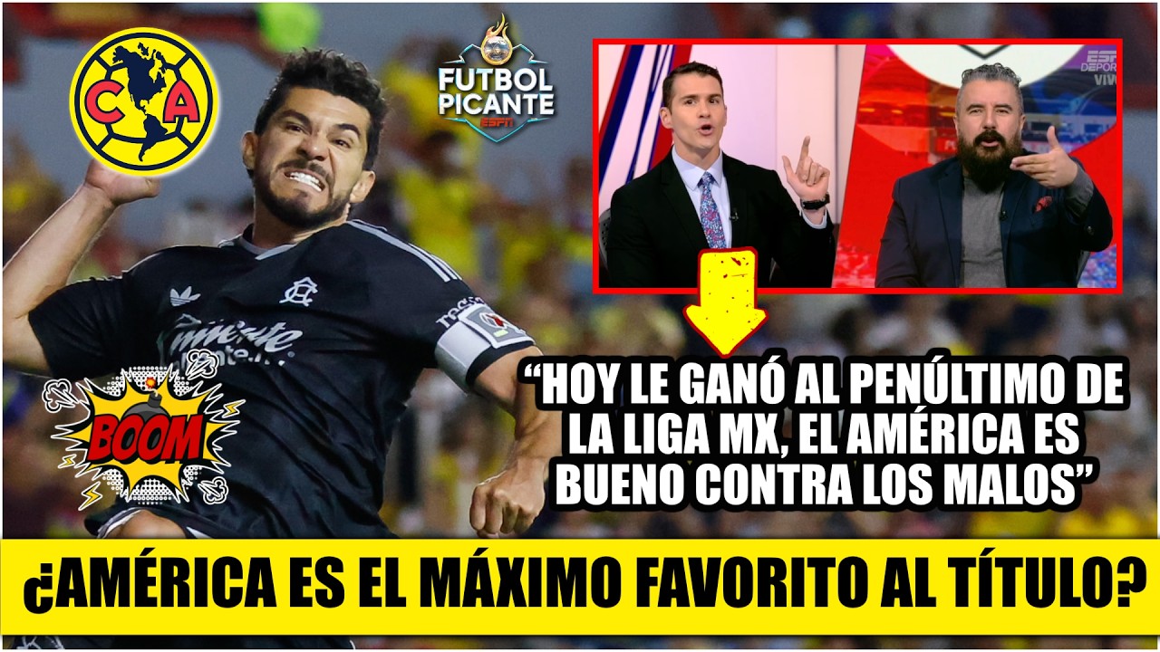 AMÉRICA dio PALIZA al NECAXA con TRIPLETE de HENRY MARTÍN. Se ve BIEN contra MALOS | Futbol Picante
