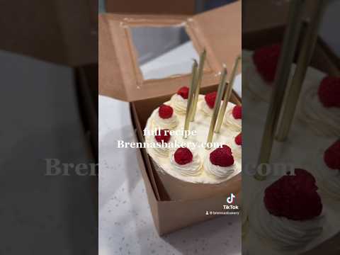 White Chocolate Raspberry Cake •Grain Free • Part 2 #glutenfree #grainfree #bakewithbren #hashimotos