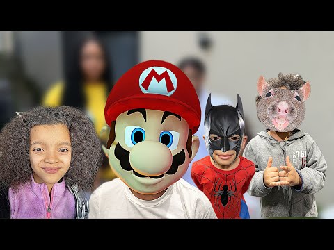 MAËL JADE WANIS ARON transforms into a superhero BUT THE MONSTER COMES TO DISTURB THEM