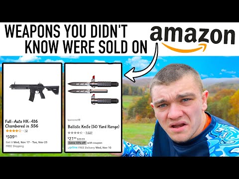 Testing WEAPONS You Didn't Know were SOLD on AMAZON!