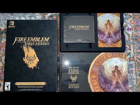 Unboxing Fire Emblem Three Houses Seasons of Warfare Edition #NintendoSwitch