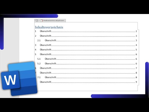 Create an automatic table of contents in Word: How to do it in one minute!