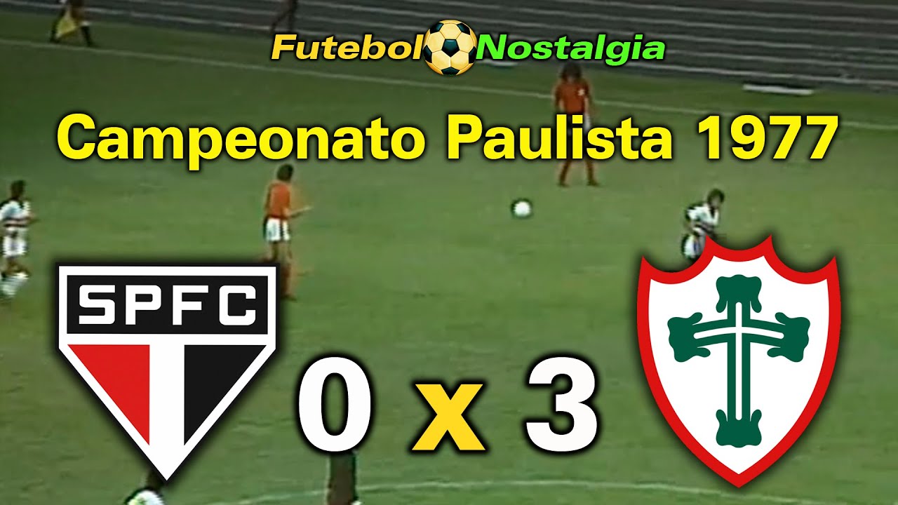 São Paulo 0 x 3 Portuguesa - 27-03-1977 ( Campeonato Paulista )